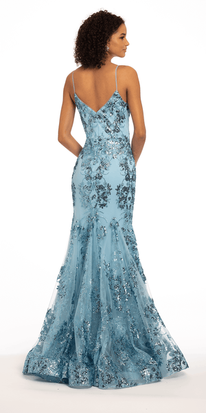 Sweetheart Glitter Two Tone Mermaid Dress Image 2